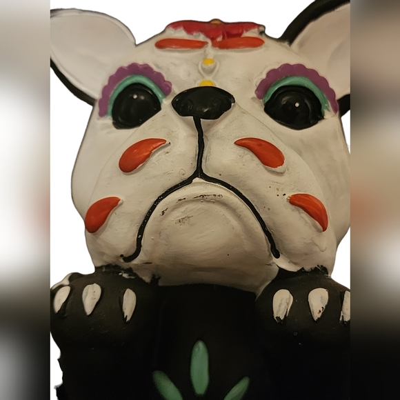 Dia de los Muerto sugar skull skeleton puppy - Picture 3 of 6
